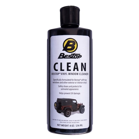 Bestop Vinyl Window Cleaner 8 Oz Bottle 11213-00